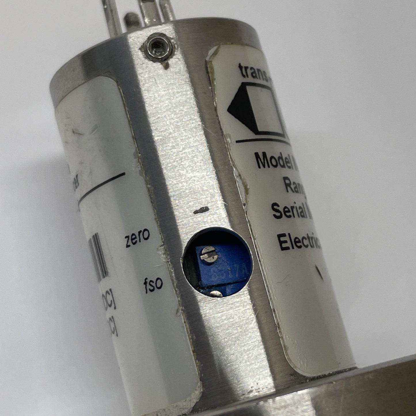 Trans Metrics Series 20 Pressure Transducer 0-2 PSIA P20CAGI (4 PIN)
