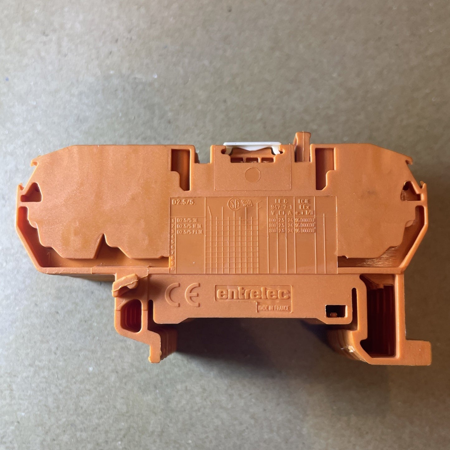 Entrelec Type D2.5/5. Terminal Blocks (Lot of 6) D25/5