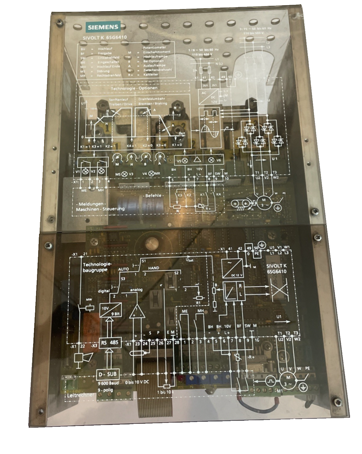 SIEMENS SIVOLT K 6SG6410 STELLER POWER CONTROLLER 6SG6410-2CA75-ZA76