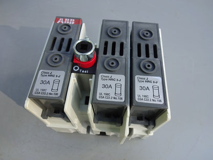 ABB 1SCA022548R9810 / 0S30AJ12 / 30AMP TYPE HRC FUSE SWITCH / NEW IN BOX