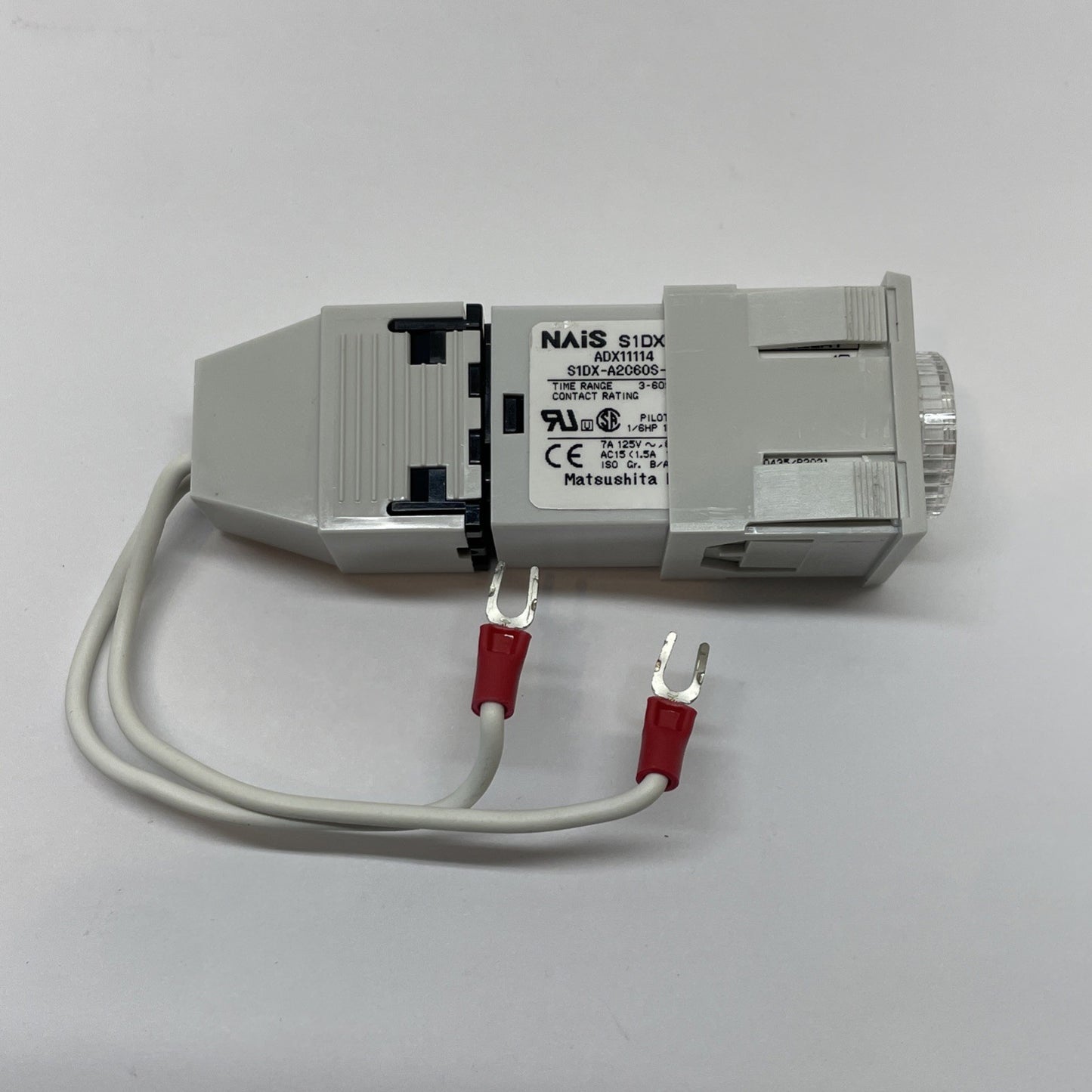 NAIS ADX11114 / S1DX-A2C60S-AC120V TIMER RELAY 3-60 SEC W/ ADX18011 RELAY