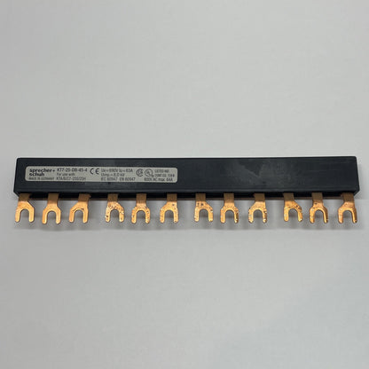 SPRECHER + SCHUH  KT7-25-DB-45-4, COMPACT COPPER BUS BAR LINK, 600VAC