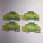 (Lot of 4) Phoenix Contact PIT2,5-3PE Spring Gage Ground Terminal Block