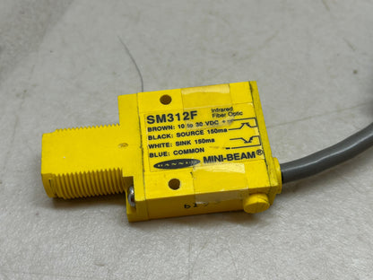 BANNER SM312F / 25620 MINI-BEAM SENSOR / USED AS SAMPLE ONLY