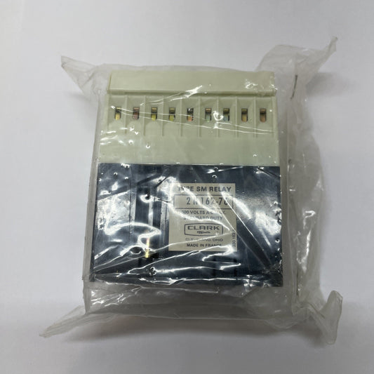Clark 2N162-76 Type SM A-C Relay 120V Coil Industrial Control