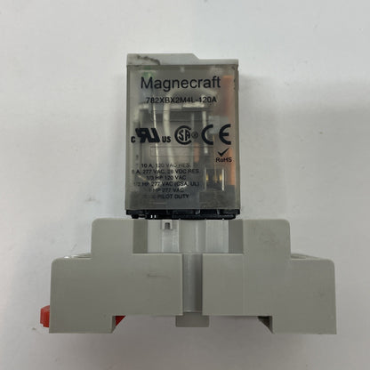 SCHNEIDER MAGNECRAFT 10A 120V COIL RELAY 782XBX2M4L-120A