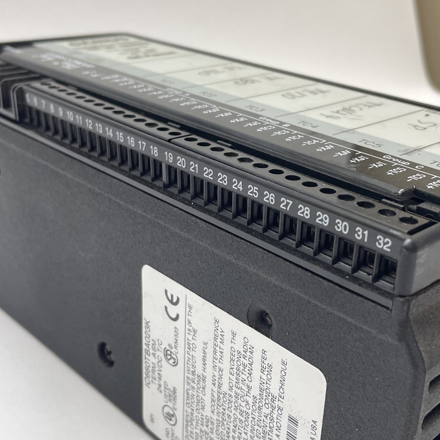 GE Fanuc IC660BBA023 Thermocouple Input Module IC660EBA023M + IC660TBA023K