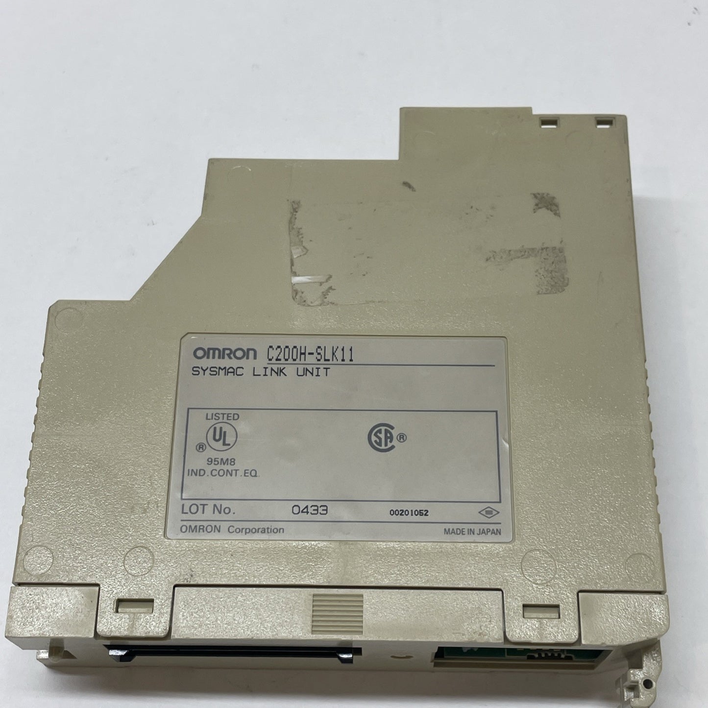 Omron C200H-SLK11 SYSMAC LINK Interface Module – PLC Communication Board