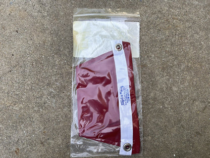 TAYLOR MADE 111102 B OWNER PENNANT 10" X 16" RED SAILCLOTH MARINE FLAG / NEW