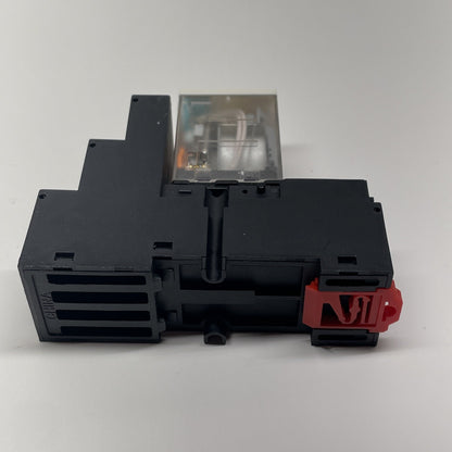 Schneider RXZE2S114M 250VAC 10A Relay Base w/ RXM4AB2BD Relay