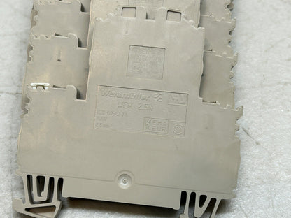 WEIDMULLER WDK 2.5N / WIRE TERMINAL BLOCK WDK25N WDK2.5N TAN / LOT OF 10