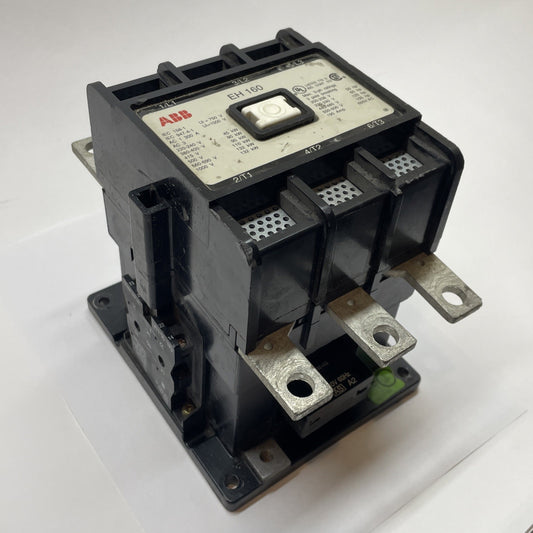 ABB EH-160 190A 3-Pole Contactor Industrial Motor Control
