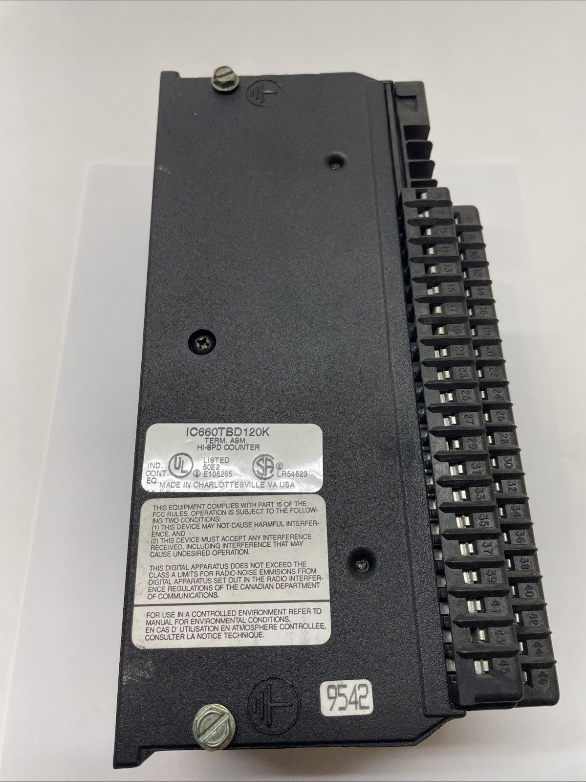 GE Fanuc IC660BBD120 Genius Sink I/O Module IC660EBD120K + IC660TBD120K
