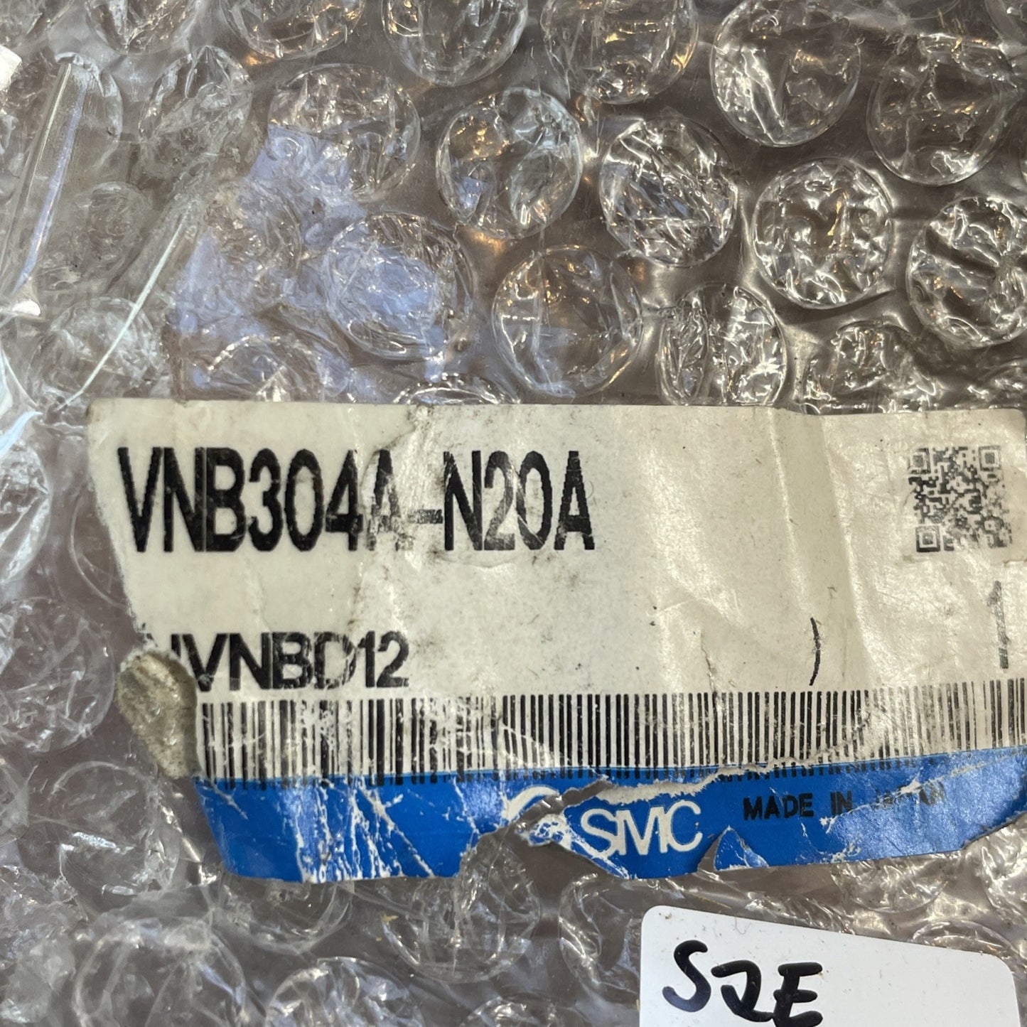 SMC VNB304A-N20A 3/4" Pneumatic Process Valve