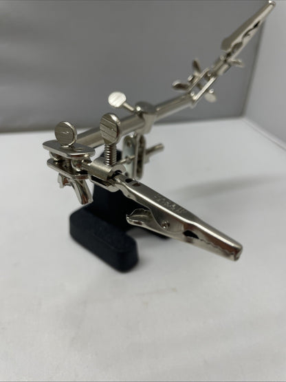 Helping Third Hand Magnifier Soldering Stand Clamp Holder Alligator Clip Tool