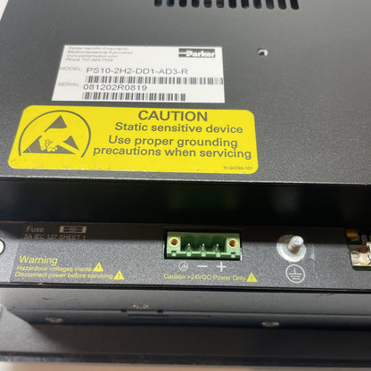 Parker CTC PS10-2H2-DD1-AD3 10.4″ Color TFT Touchscreen HMI 24 VDC *TESTED*