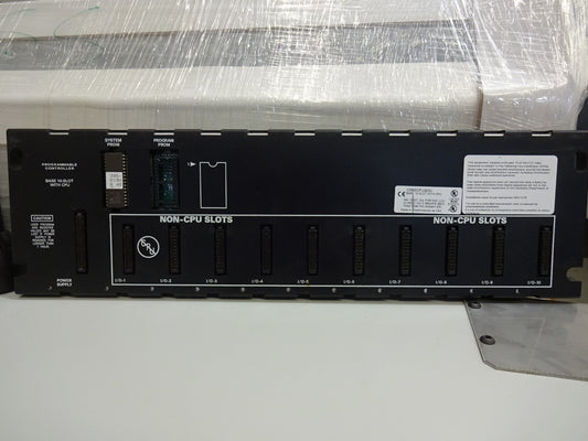 GE FANUC IC693CPU323 / IC693CPU323U 10 SLOT BASE WITH CPU