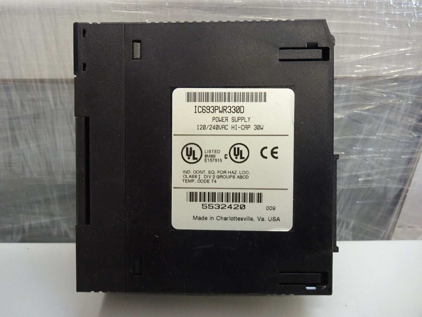 GE Fanuc IC693PWR330D High Capacity Power Supply Module 120/240 VAC 30W