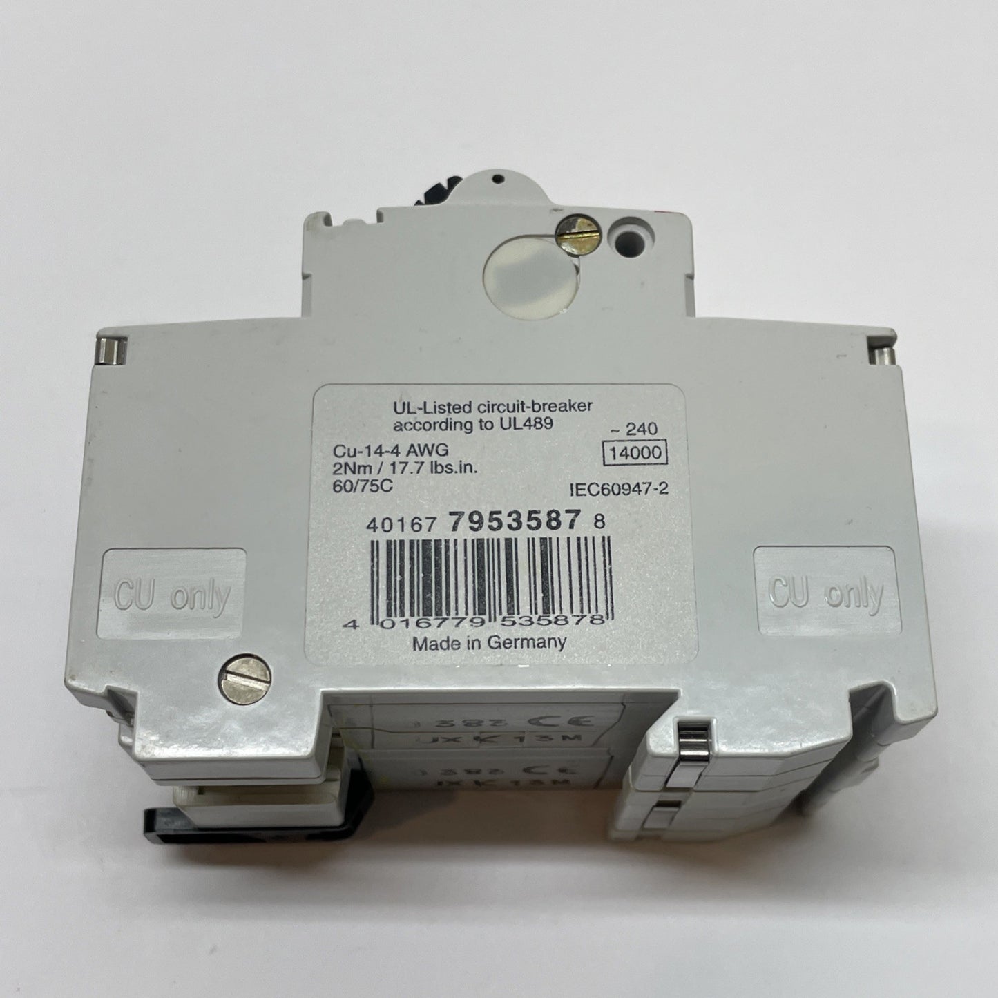 ABB S282UX / S 282 UX-K  K13A ~240V 5 Amp 2 Pole 14KA Circuit Breaker