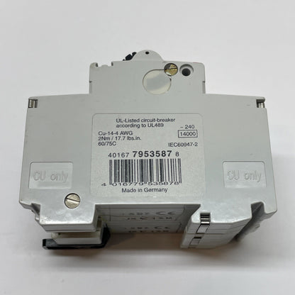 ABB S282UX / S 282 UX-K  K13A ~240V 5 Amp 2 Pole 14KA Circuit Breaker