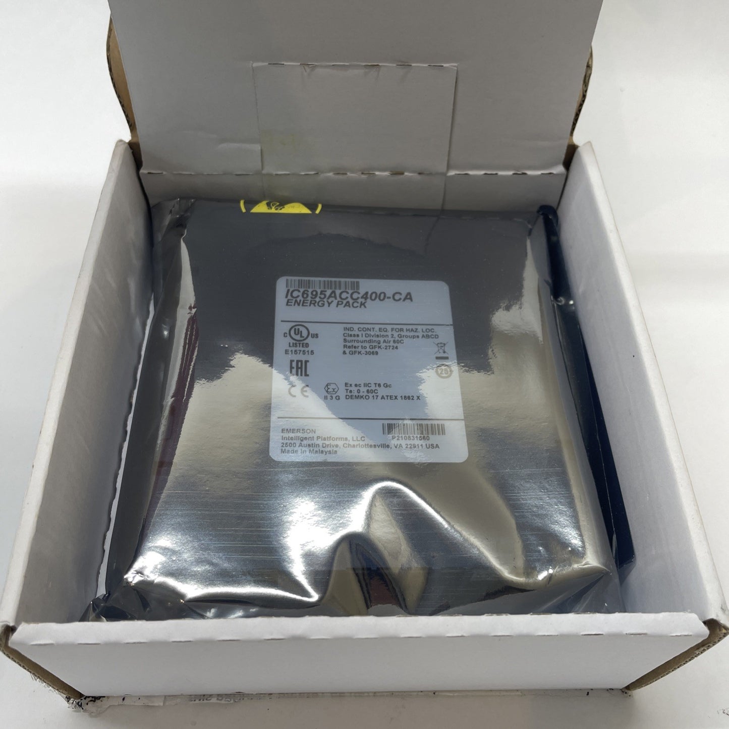 Emerson IC695ACC400-CA RX3i Energy Pack IC695ACC400