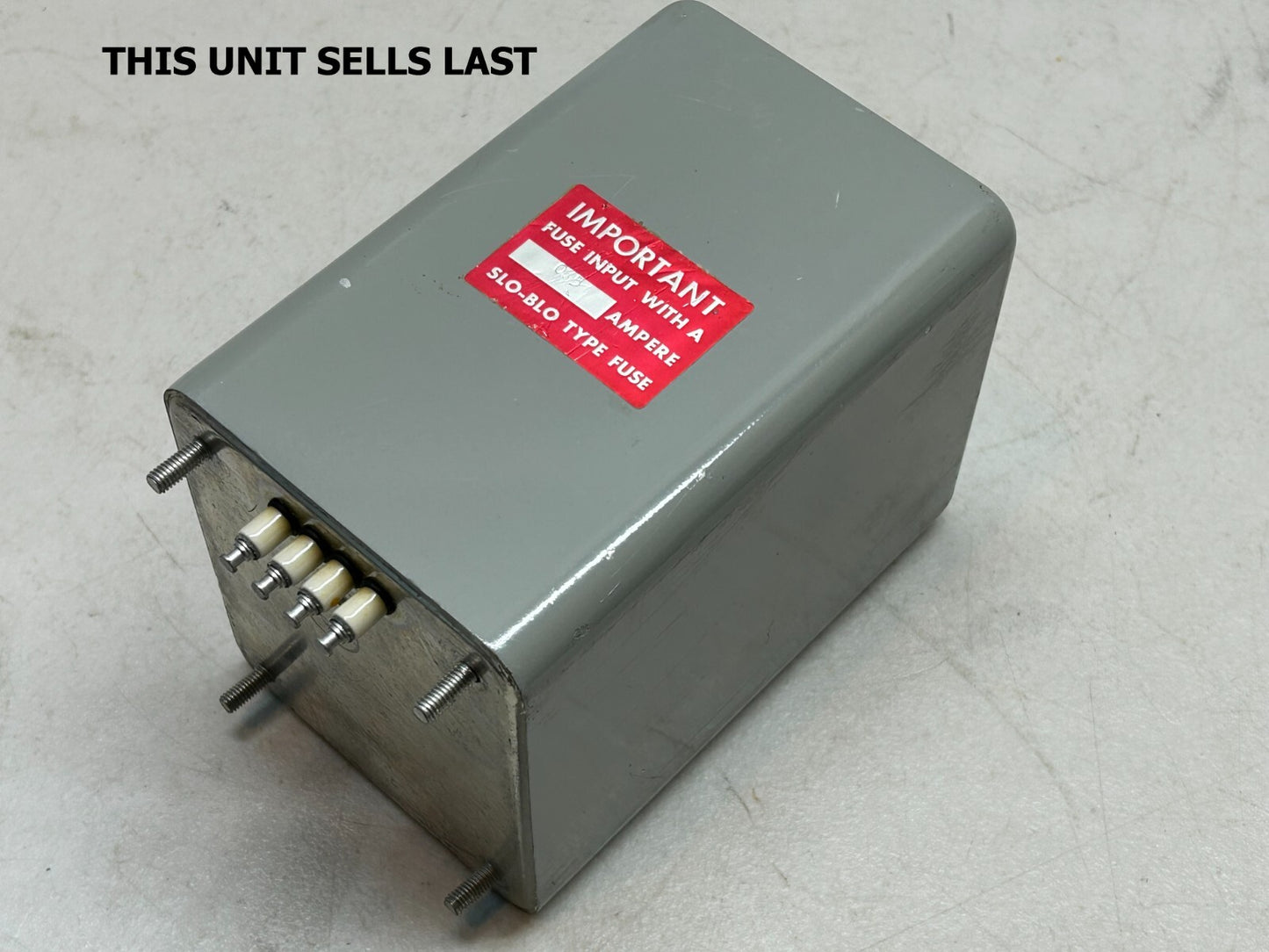 TECHNIPOWER NP-31.5-0.750D / INPUT 105-125VAC / POWER SUPPLY 400HZ / 31.5 VDC OP