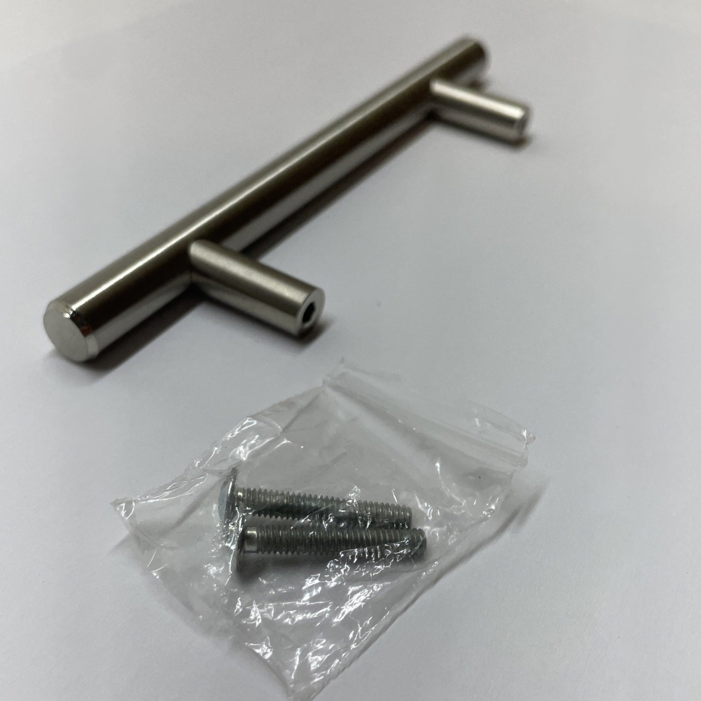 Cabinet / Drawer Pull Stainless Steel Cupboard Round T Bar Handle 6"