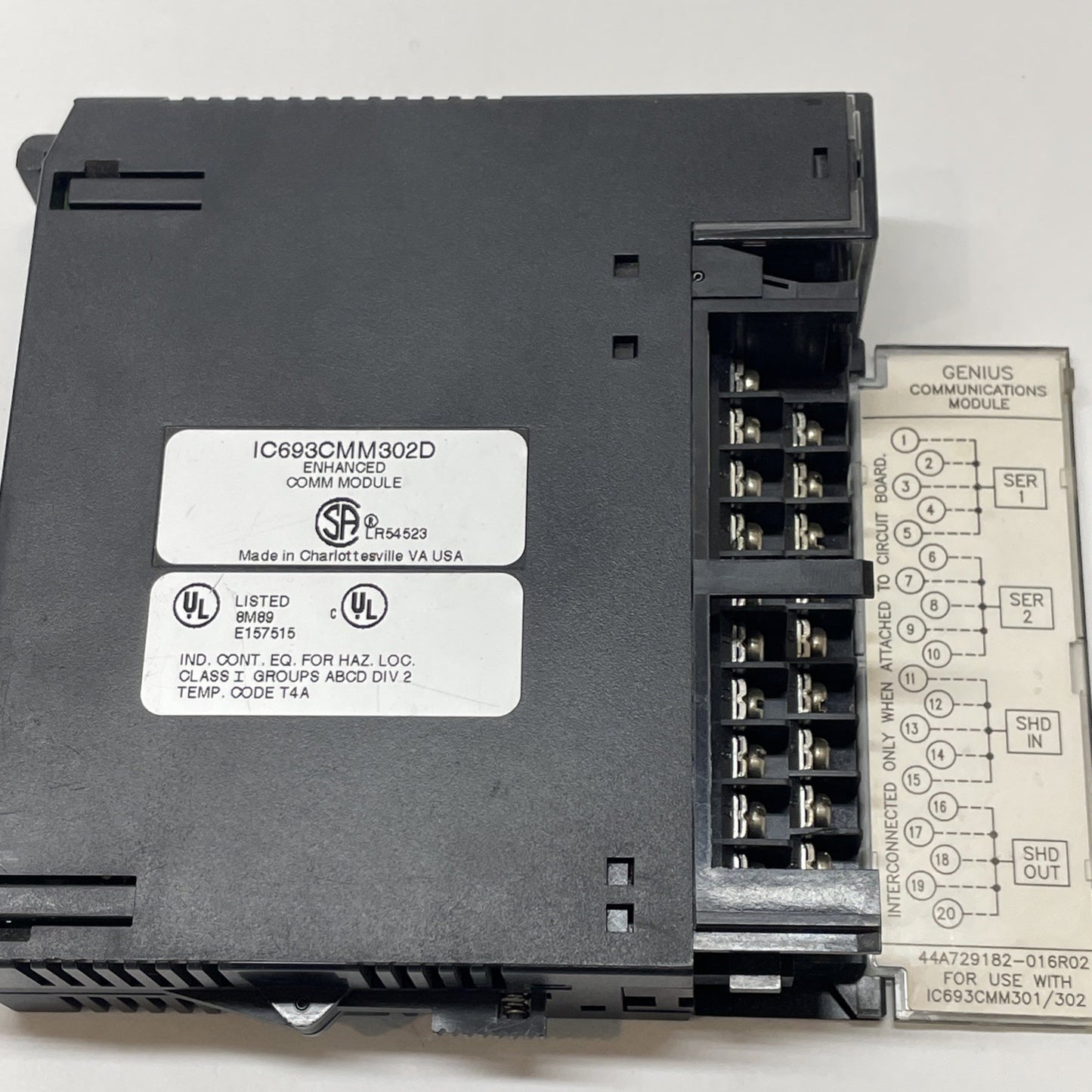 GENERAL ELECTRIC GE FANUC ENHANCED COMMUNICATION MODULE IC693CMM302D