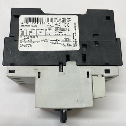 Siemens 3RV1021-1EA10 Motor Protection Circuit Breaker 2.8-4A