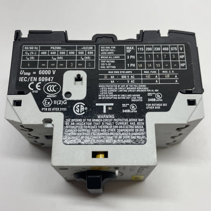 Moeller PKZM0-4 (Ser. 3) Motor Protective Circuit Breaker 3-Pole 2.5-4A