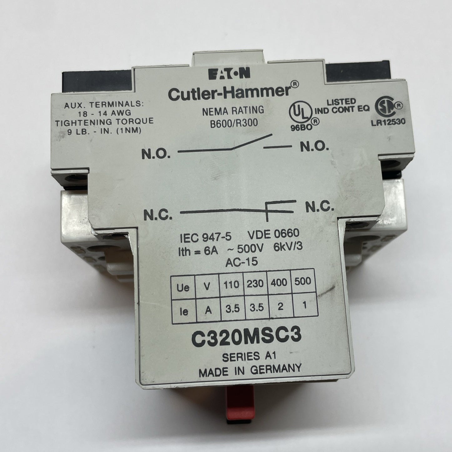 Cutler Hammer A302FN Manual Motor Starter Protector 1.0-1.6A 3-Pole w/ C320MSC3