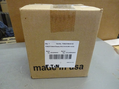 EATON PXM2270MA55105 PXM2270 METER DISPLAY 65A2056G03 / 5A 90-265V ACDC 50HZ NEW