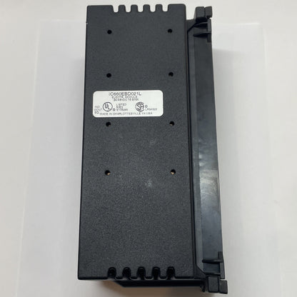 GE Fanuc IC660BBD021 Genius Sink I/O Module IC660EBD021L + IC660TSD021B 24/48VDC