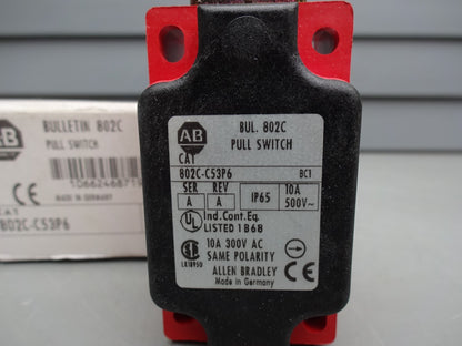 ALLEN BRADLEY / 802C-C53P6 / SERIES A / LIMIT SWITCH / NEW WITH BOX