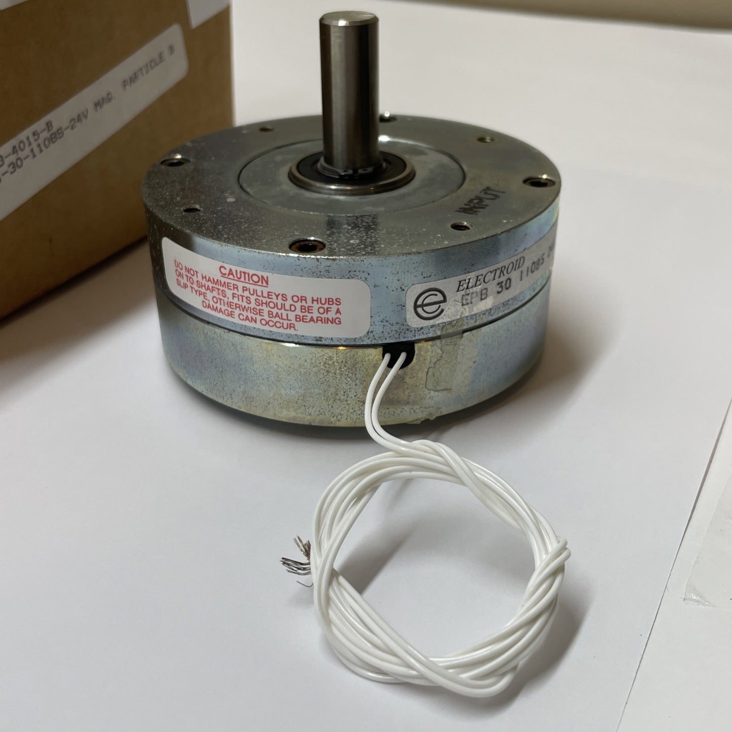 EPB-30-1108S-24V Electroid Magnetic Particle Brake / Clutch 24 VDC