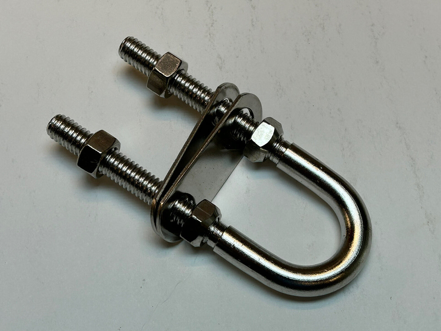 316 STAINLESS STEEL MARINE BOLT STERN BOW EYE TIE DOWN U BOLT 4 INCHES / NEW