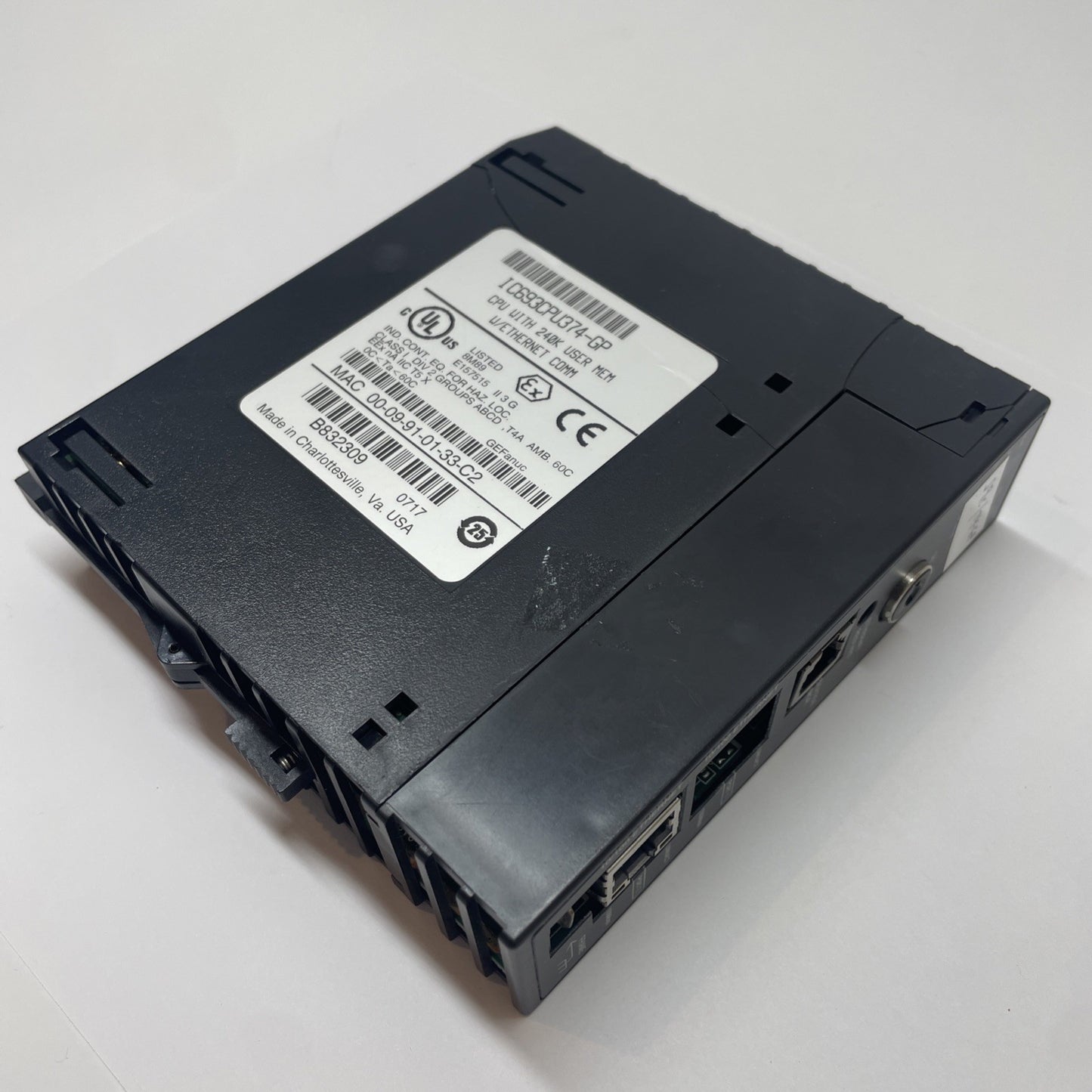 GE FANUC IC693CPU374-GP Series 90-30 CPU Module 133 MHz 240 KB Ethernet