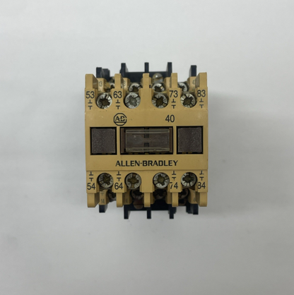 Allen-Bradley 700-F400A1 Contactor with 195-FA40 Contact Block