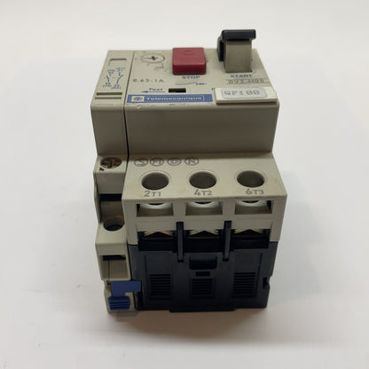 Telemecanique GV2-M05 Motor Circuit Breaker 0.63-1A Thermal Magnetic w/ GV2-AN11