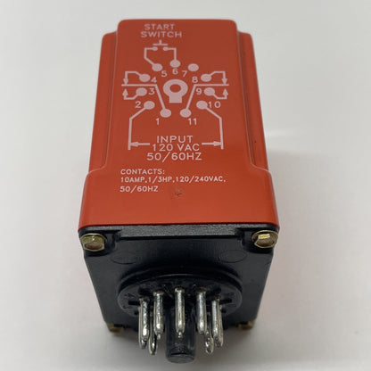 NCC  T3K-5-461  Time Delay Relay 0.05-5 s 120 VAC 11-Pin DPDT