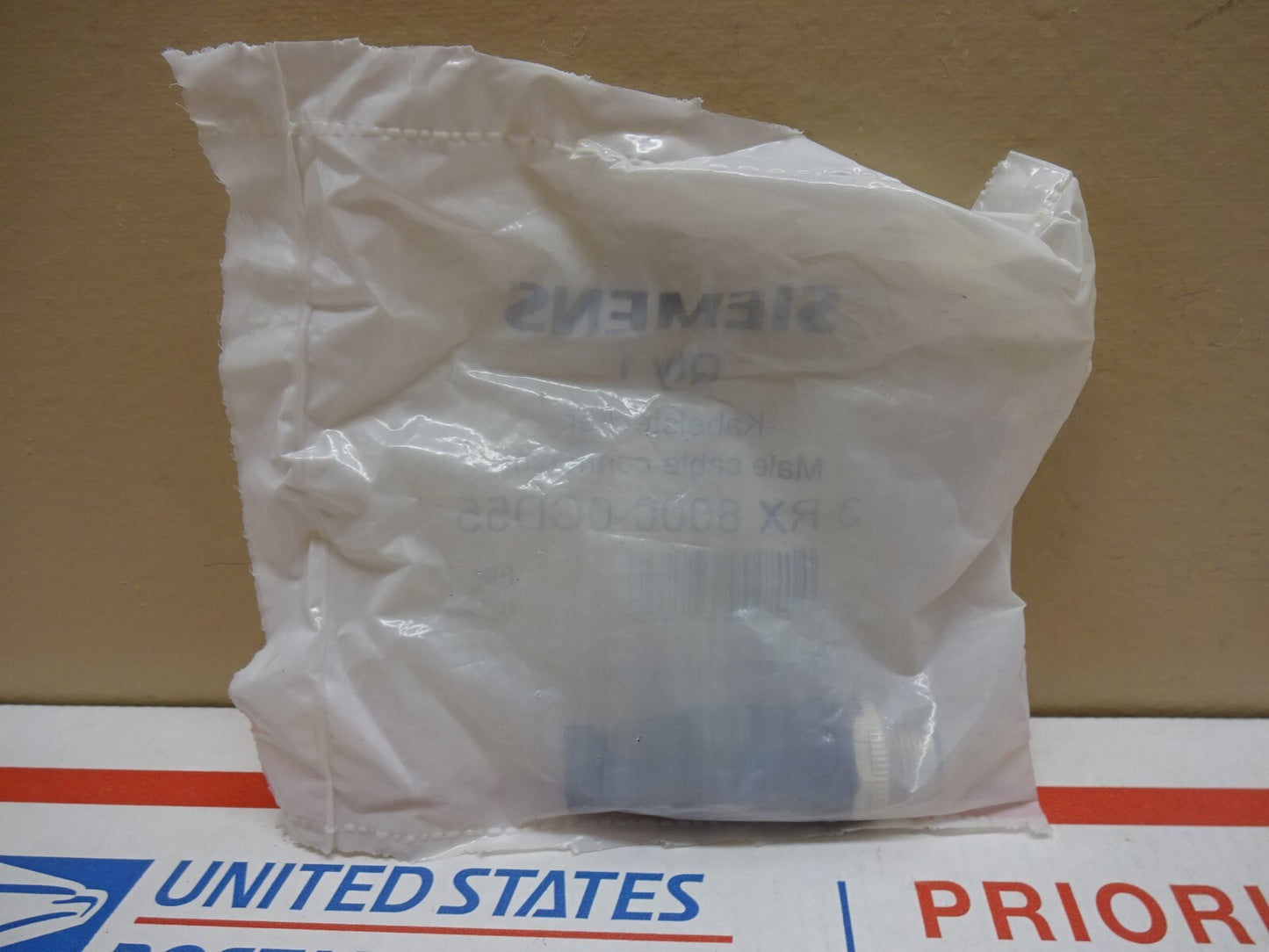 SIEMENS 3 RX 8000-0CD55 / 3RX80000CD55 MALE CABLE CONNECTOR SCREW TERMINAL 5 PIN