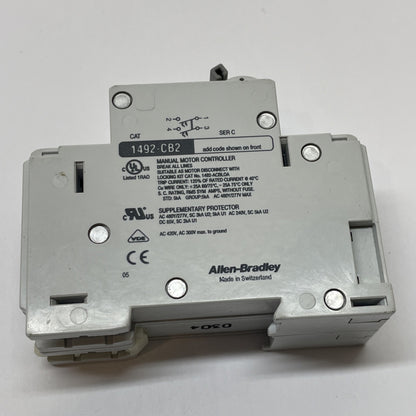 Allen Bradley 1492-CB2H160 Circuit Breaker 16A 5HP  1492-CB2