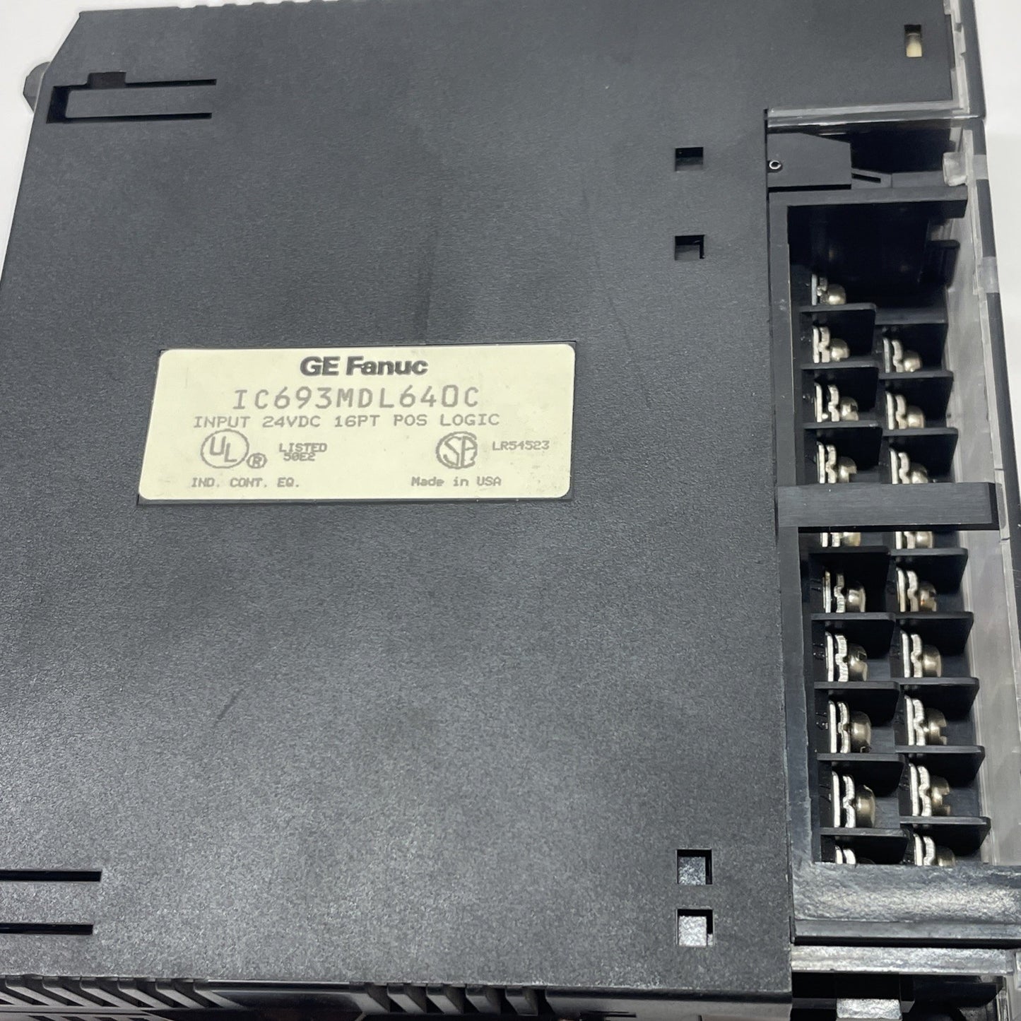 GE Fanuc IC693MDL640C 24 V DC Input Module 16-Point Positive Logic Series 90-30
