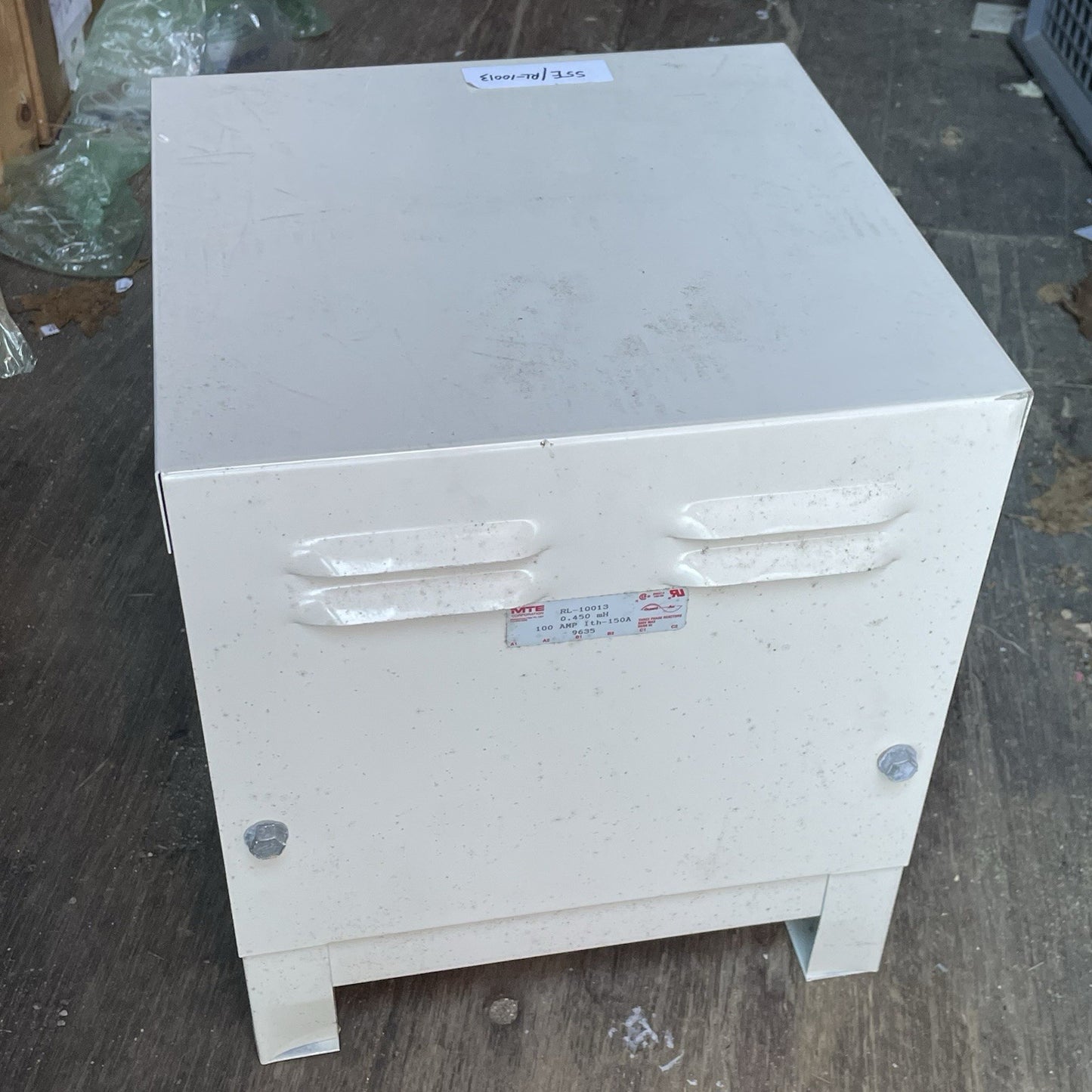 MTE RL-10013 Line Reactor 100A 0.45mH 3 Phase 480/600V NEMA 1 Enclosure RL-10003
