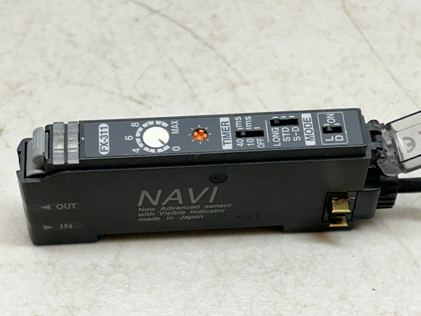 SUNX FX-311 / NAVI PHOTOELECTRIC SENSOR WITH VISIBLE INDICATOR / USED AS SAMPLE