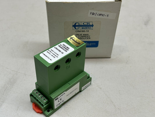CR MAGNETICS CR4180-15 / TRUE RMS AC CURRENT TRANSDUCER / NEW WITH BOX