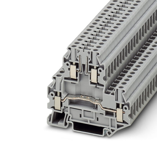 PHONEIX CONTACT 044720 / UTTB 4-TG DIN RAIL DISCONNECT TERMINAL BLOCK LOT OF 10