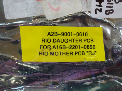 FANUC A20B-9001-0610/02A / RIO DAUGHTER FOR MOTHER PCB RJ / A16B-2201-0890