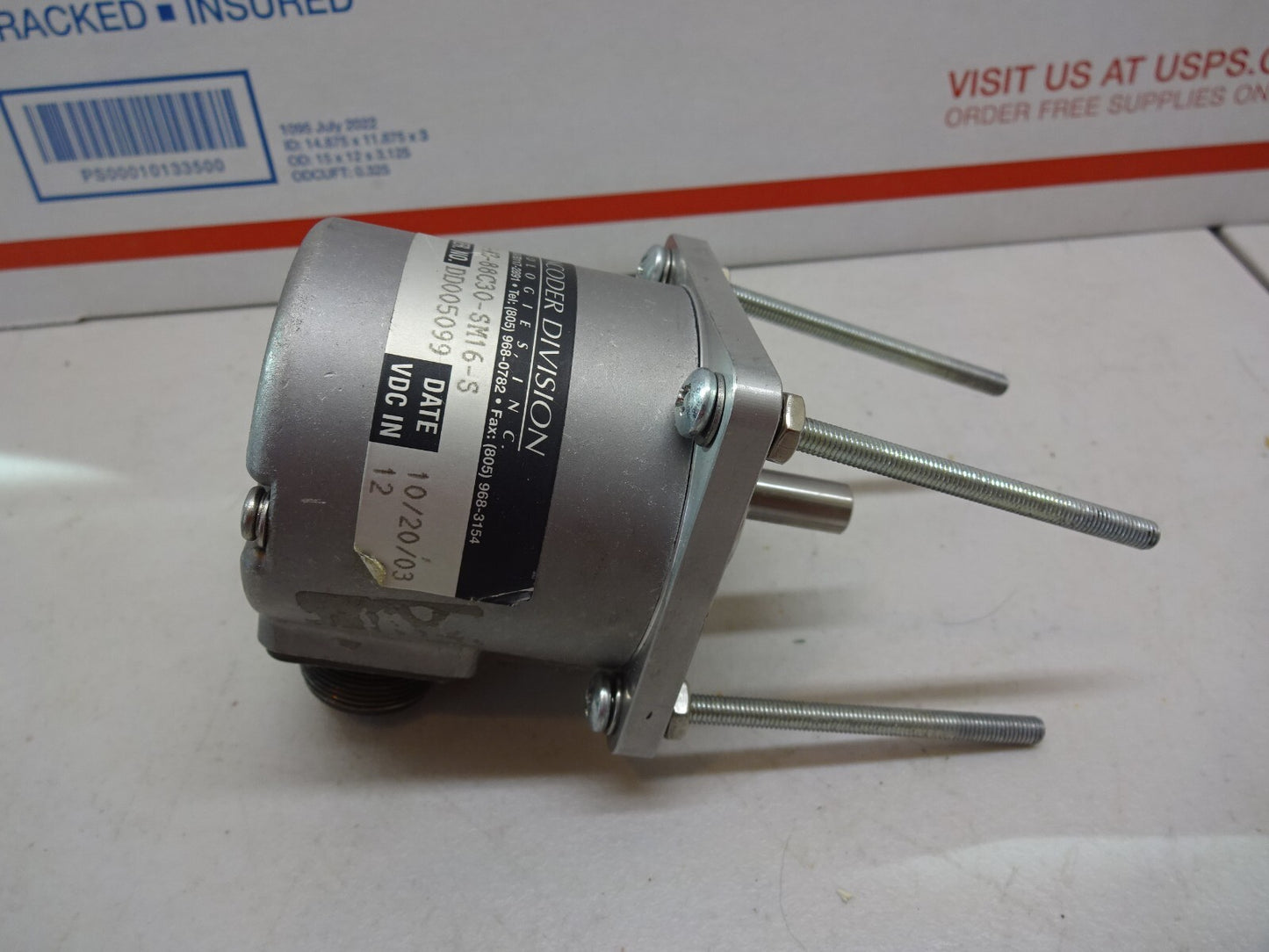 BEI 0924-01024-010 / INDUSTRIAL ENCODER / H25D-SS-500-AB-88C30-SM16-S