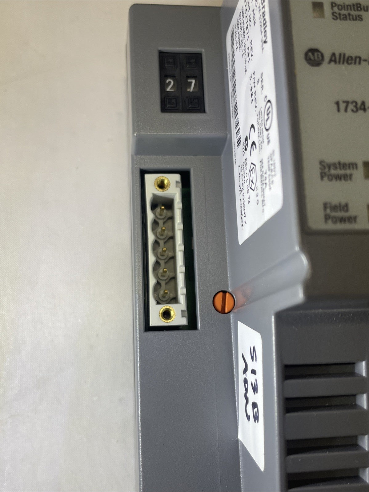 Allen Bradley 1734-ADN Ser. B DeviceNet Point I/O Part No.92427071